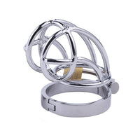 Ever feel glued between adulting and your wild side? This iron penis cage flat keeps you locked in for tantalizing games, discreet peeing in public, and pro-level stimulation with a cover.