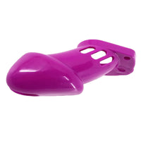 The Denial in Purple Plastic cage is a lightweight marvel, perfect for large cock wearers seeking control. Its tiniest details ensure a crown of arousal, effortlessly filling ones needs with zero discomfort in public or private spaces.