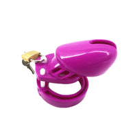 Discover the Denial In Purple, a dynamic pod in chastity exploration. This set includes adjustable rings and locking pins, perfect for discreet wear. Its secure container holds desires, with numbered tags ensuring trust. Ideal for enhancing anticipation and comfort in everyday scenarios.