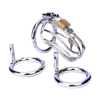 Unleash your hardcore fantasies with our inverted cage! This sleek, stainless steel device adds fun to your roleplay, perfect for feminization scenarios. Explore new levels of excitement and control in your intimate adventures.