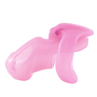 Embrace your submission with this pink resin Holy Trainer. Its secure design ensures Mistress enforces control, promoting feminization and male humiliation discreetly. Feel empowered in your sissy journey.