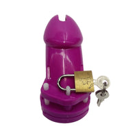The Denial in Purple cage offers discreet living and experiences, enhancing motivation with its vibrant color. Lightweight and adjustable for comfort, it supports locking ass dynamics, providing new perspectives on control while sharing lifestyle choices.