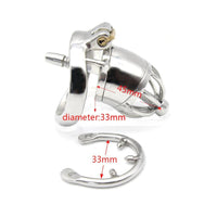 Experience a new level of control with our steel cock cage a tube device. This model features an ergonomic shape, internal locking mechanism, and easy assembly, turning your chastity journey into a secure and pleasurable experience.