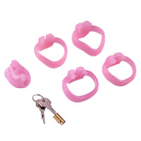 Transform your sissy journey with this pink resin cage. Perfect for feminized males seeking discipline and sissygasm control. Achieve a true sissy slave experience with alpha oversight.