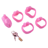 Elevate your sissy style with this pink resin cage perfect for hardcore wearers seeking comfort and control. Shower-friendly and secure, the key stays out of reach, and its non-metal design won't trigger detectors. Embrace a new level of femininity!