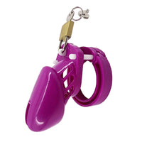 In the ancient dance of domination, the Denial In Purple Plastic cage blends elegance and control, turning a loser into a devoted mate. Ideal for discreet dominance, even outside.