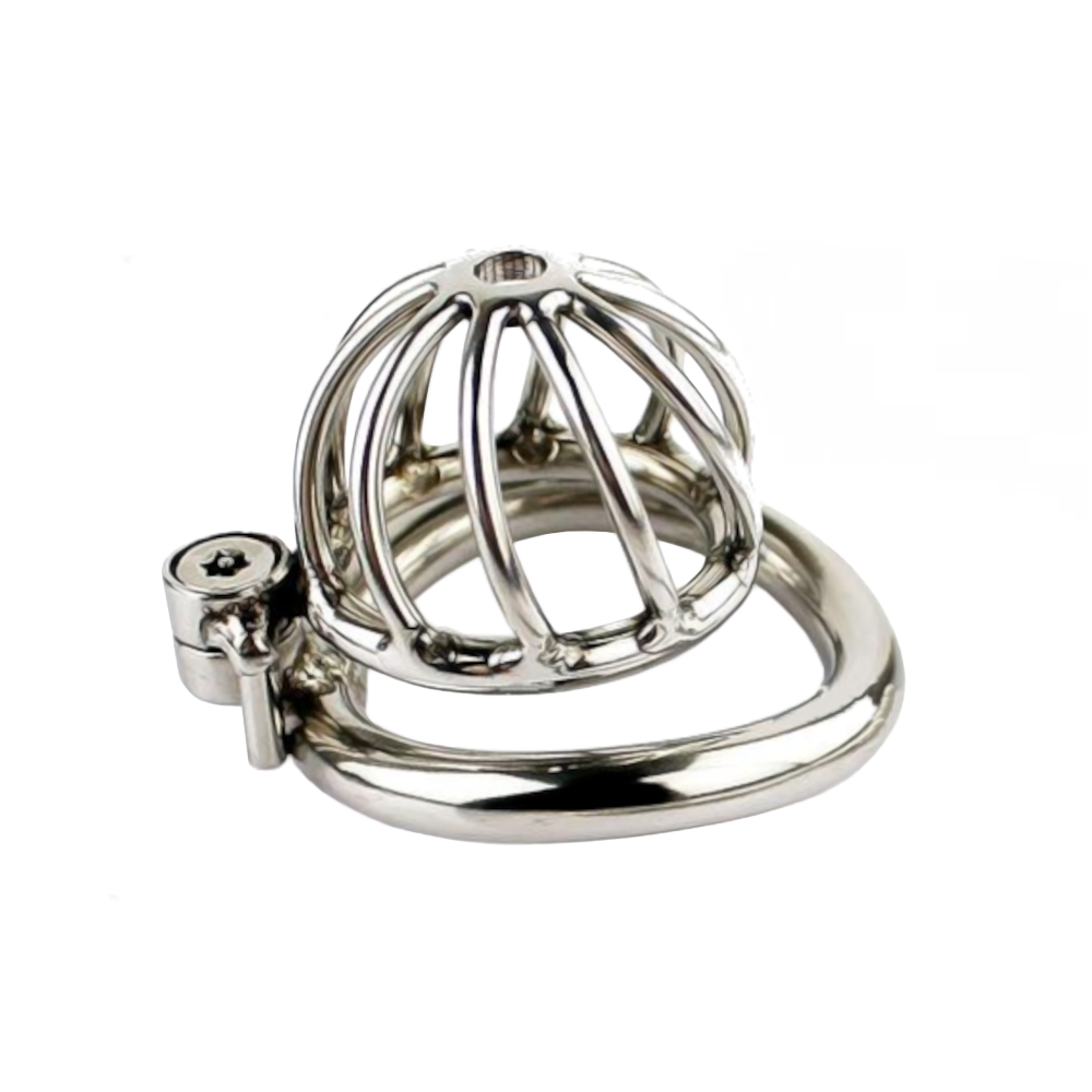 Embrace restraint with our stainless steel cock kit. Focus on pleasing your Miss. Feel your clit throb as every drip and leak builds desire. Secure with allen-key lock, stay dripping with anticipation.