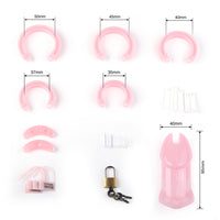 Embrace pleasure and fun with our vibrant pink cage! Designed to tease and delight, it keeps you pegged in sweet frustration while controlling your urges. Experience the thrill as it teases you, enhancing your femininity!