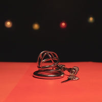 Unlock the thrill with our sounding cock cage, where even the smallest are snugly secured. Embrace the huge relief from loose fits, and bid shame goodbye with a quote-worthy design!