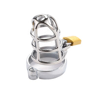 Embrace control with this chastity device stainless steel cage. Started online dating or exploring new fantasies? This device offers restraint and punishment, helping you avoid unwanted surprises like getting someone pregnant. Durable and hygienic, it's perfect for long-term wear.
