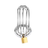 Discover a seamless blend of risk and stimulation with our stainless steel cage. Ideal for growers, its varied ring sizes ensure minimal discomfort while offering maximal control and discretion.