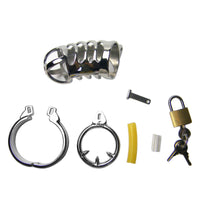 Unleash smart control with the stainless steel penis cage, preventing any danger of escape. Its stable design and careful construction ensure ultimate restraint.