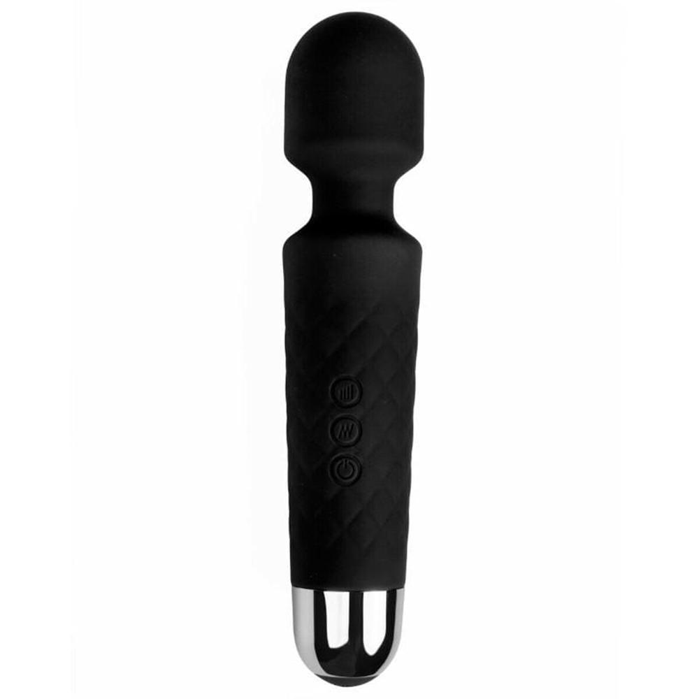 Lock The Cock Canada: Black Witches Wand USB Vibrator Lock The Cock Canada: Black Witches Wand USB Vibrator
