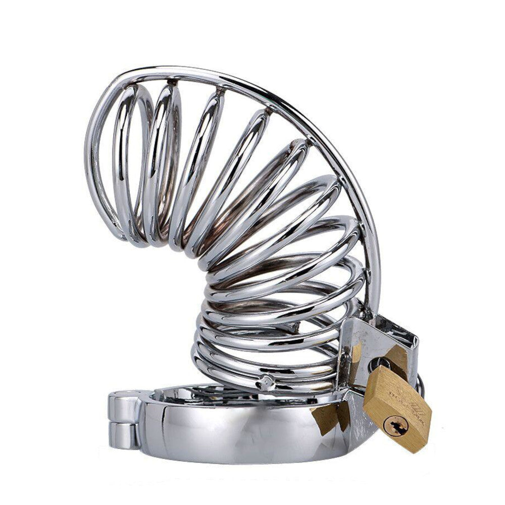 Introducing the Spiral of Despair device a negative cock cage designed for sissies male seeking fast, secure chastity. Made with medical-grade materials for comfort, it keeps you detained safely while choosing control over desire.