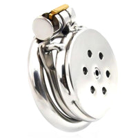 Achieve self-control and enhance intimacy with the stainless steel cage. Designed for men, it discreetly handles dysfunction, letting men focus beyond their dicks, under the eye of bossy women.