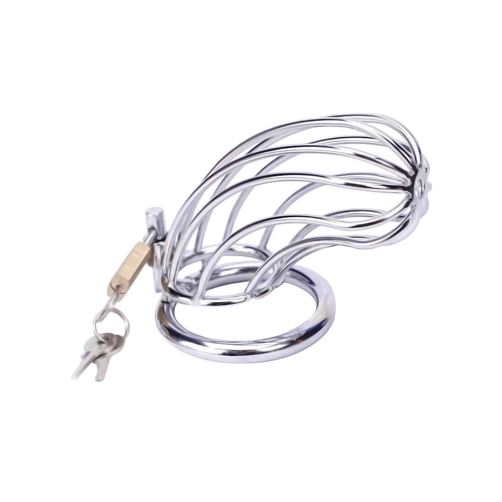 Introducing the device long stainless steel male chastity kit a minimalist addition to your collection that transforms overindulgence into an Alcatraz of self-control. Say goodbye to your nightmare; its inward curve prevents erections, locking away desires.