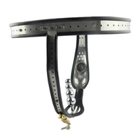 Experience the progression of ultimate control with our Locking Anal Metal Belt. Perfect for the married man who's got the key, this keeps you horny yet obedient. Featuring secure locking and a butt plug, elevate your intimacy to new levels.