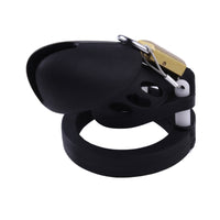 Unleash your desires with the flat chastity cage, crafted from durable steel for the bold male explorer. Experience unmatched comfort and control, designed for those ready to level up.