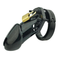 Midnight Black Male Chastity Device