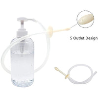 Thin and lightweight, this portable anal douche kit ensures a soft poke-free cleanse. Store it in a discreet pouch and enjoy its fabric-soft nozzle in any scenario, from travel to intimate moments.
