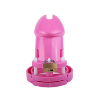Experience the ultimate tease and denial during your intimate sessions with the Pink Blushing Bride cock cage. Designed to be the smallest for maximum control, it brings a thrilling mix of torment and frustration. Watch as he succumbs to begging, adding a new level of excitement to your play.