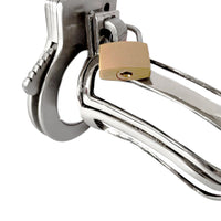 Enhance your dating adventures with our stainless chastity 'Adjustable Personal Prison' steel penis cage. Whether you're a virgin or exploring electrosex, it's a baby step that ensures the fun is never ended!