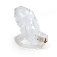 Experience ultimate comfort and control with our transparent body dick cage, designed for the masculine yet obedient beta who wishes to serve his dom. This strong, see-through device ensures you're securely confined while offering visual allure.