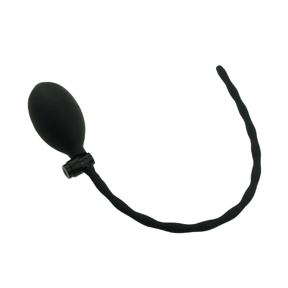 Experience deeper pleasure with our Inflatable Silicone Urethral Sound a custom-designed silicone man chaste kit perfect for urethral chastity enthusiasts. This beady insert smoothly inserts into the urethra, inflating to your desire without the need for catheters.