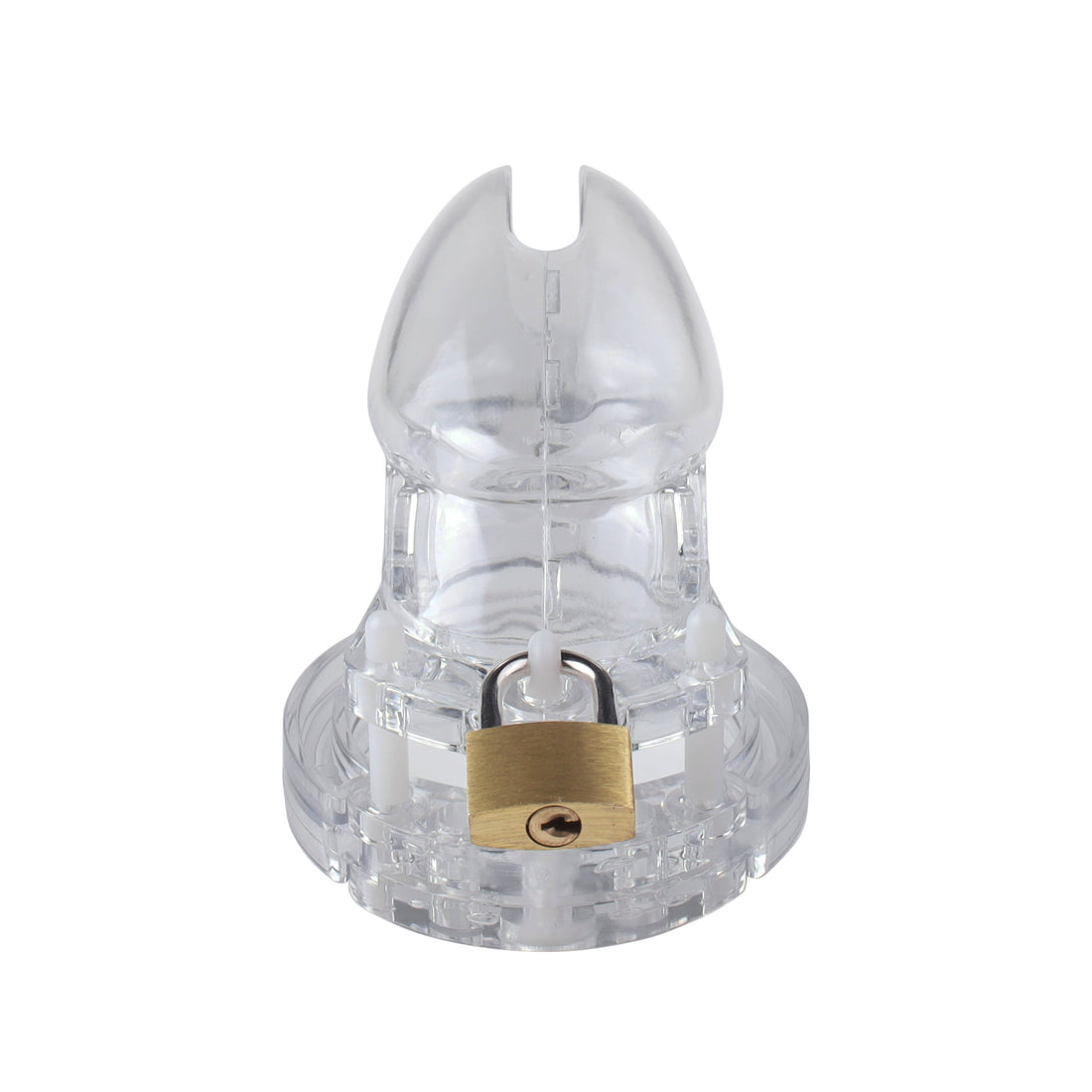 Introduce strict discipline with our 'Look But Don't Touch' transparent chastity abstinence kit. Ensure your boyfriend won't miss your commands, enhancing his acts of service. Perfect for couples valuing control and commitment.