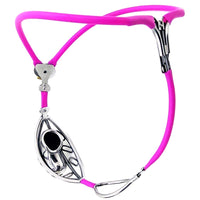 Embrace control with this steel. Built for the macho man turned wimp, featuring a catheter male design for extended wear. Every day feels like an intimate orgy as you long for a lick of freedom.
