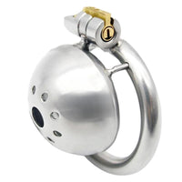 Unlock thrilling surprises with this metal cage for sissies male. Held securely, it controls urges fast, with ventilation gaps ensuring comfort. Perfect for clit-like sensitivity control, enhancing intimate dynamics with a blow of excitement.