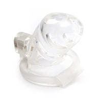 Experience a deep, strong connection with your desires using our silicone Sevanda Ergo device. This see-through cage enhances healthy control and is perfect for sissy play.