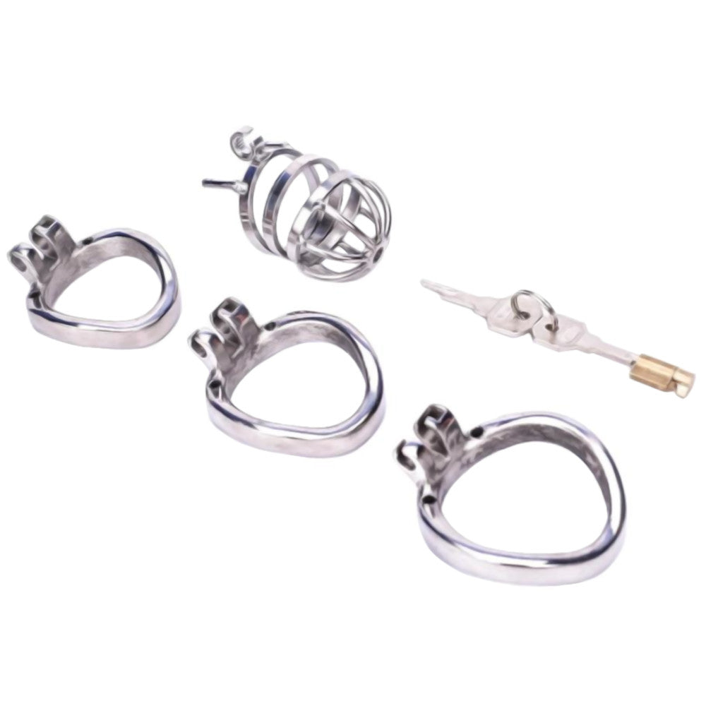 Secure your submission with our robust stainless steel lock kit featuring a flexible urethral catheter. With zero discomfort and customizable fit, enjoy control with minimal unlocks.
