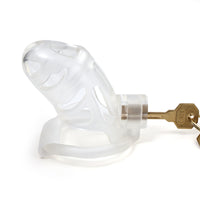 Experience strict control with this strong, transparent cage designed to punish the body penis of any loser seeking discipline. Ideal for sadistic play under strict supervision, it's perfect for those desiring visible submission.