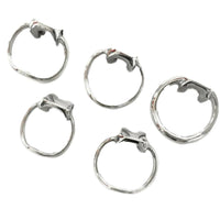 Unleash your potential with this steel cock cage, designed for both growers and those endowed. Its stainless build and secure lock promise discreet wear, better control over urges, and a snug fit for all sizes.