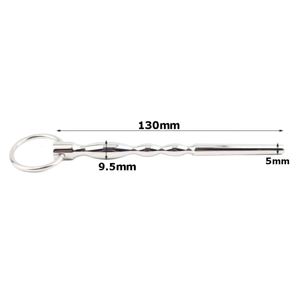 Upgrade your experience with this perfect chastity device penis plug. Designed for comfort when worn, this stainless steel sound will blackout distractions as it stimulates your penis. It's the ultimate upgrade for those seeking a perfect fit in urethral play.