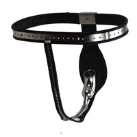 Unlock a new level of submission with the Locked and Loaded Metal Chastity Belt featuring a plug for heightened sensations. Perfect for the macho man ready to explore his beta side, embrace your masculine surrender and become the prized sub you've always desired to be.