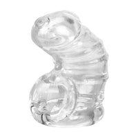 Experience CBT chastity like never before with our plastic penis cage designed to enhance humiliation and control. The Bendy McBenderson is perfect for pegging, sph fantasies, and cuck scenarios. Its barbed design stimulates and humiliates, elevating submission.