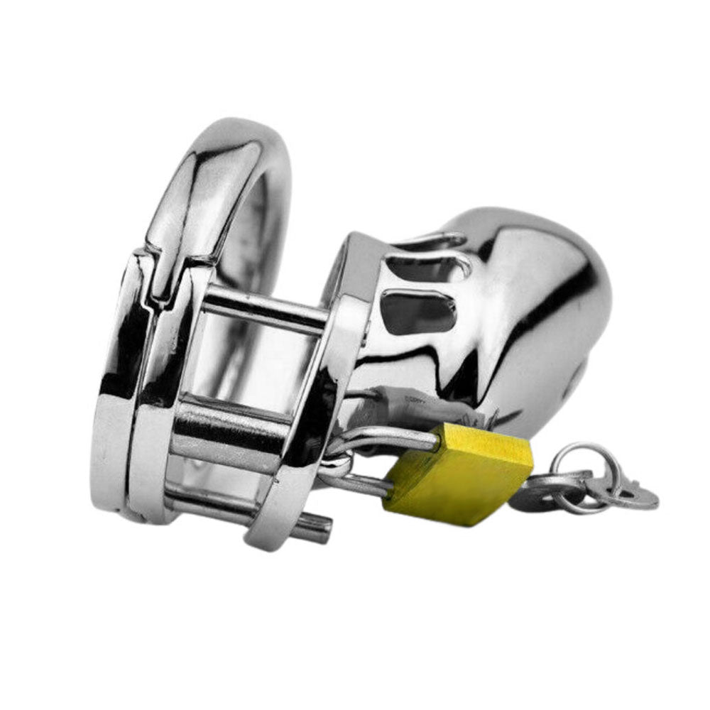 Elevate your sex life with this high-quality steel cock, perfect for the smallest male seeking to deepen trust and submission in relationships and marriage. Wives can take control and enhance intimacy.
