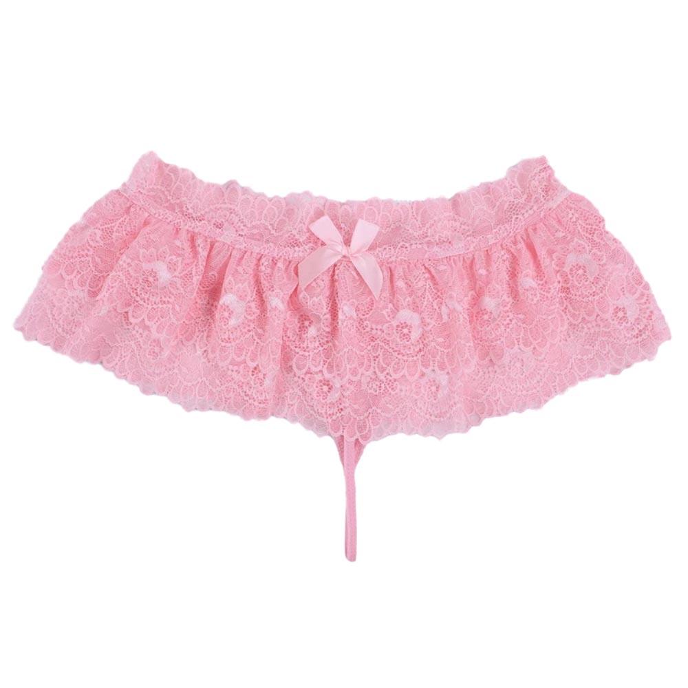 Elevate your home dynamics with this ruffled lace skirt it transforms chores into playful submission, enhancing a married life filled with fun. Perfect for house role-play, impress your parents or bosses with its cheeky flair.
