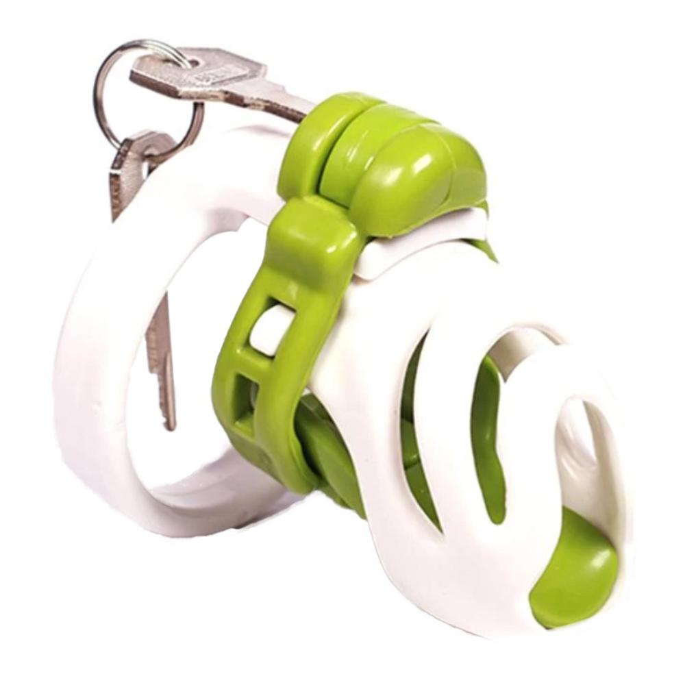 Embrace control and comfort with our 'Safe and Secure' honeycomb-design chastity cage. Crafted from black bio-sourced resin, it snugly encases your body cock ideal for femboy dick restraint. Comes with a key and multiple cock ring holders for a secure, personalized fit.