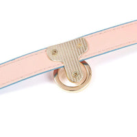 Elevate your sex life to new stages with this vibrant Rainbow Vegan Leather Collar and Leash. Perfect for adventurous wives and partners, this accessory enhances your BDSM lifestyle, being both stylish and comfortable for extended play.