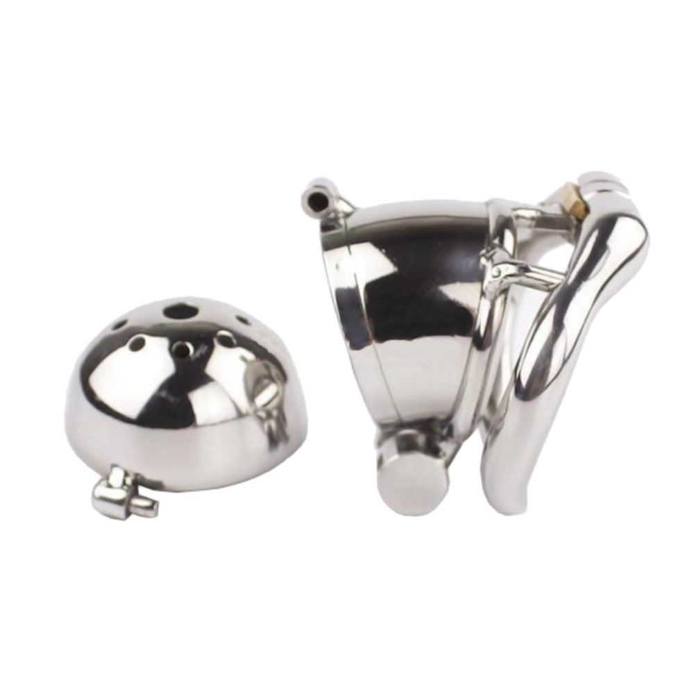 Designed for the short male who can't resist temptation, our stainless steel cock kit is the best way to stay safely secured. Be forever horny and enhance your intimate experiences.