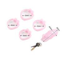 Unlock your submissive side with this cock cage flat resin device, designed for comfort and security. Featuring a closed design, it effortlessly ties outward desires to a burning sense of femininity. Ideal for subtle feminization and discreet public wear, it secures elegantly with a sliding mechanism.