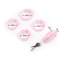 Put distractions to rest with our durable resin lockthecock trainer kit featuring a urethral tube that inserts into your uretha. The secure insertion prevents erections while the pee hole allows easy relief, giving you ultimate control.