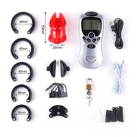 Long, large male anatomy feels securelyd and plugged using the Tazer, teasing with electrifying shocks. Adjustable cock rings and inflatable options ensure snug fit and comfort.