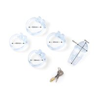 Experience distraction-free days with our durable resin cock cage. Comfortably worn even during showering without the need for removal. Enjoy security minus the hassle, keeping you focused when it matters most.