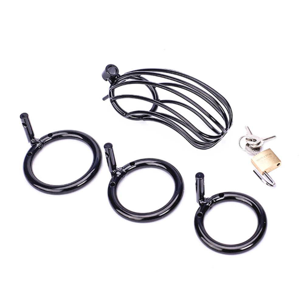 Experience unparalleled control and pleasure with this steel featuring a tube penis design. Dual vibrating cock rings deliver intense stim and vibrations for a thrilling vibe that enhances restraint and excitement.