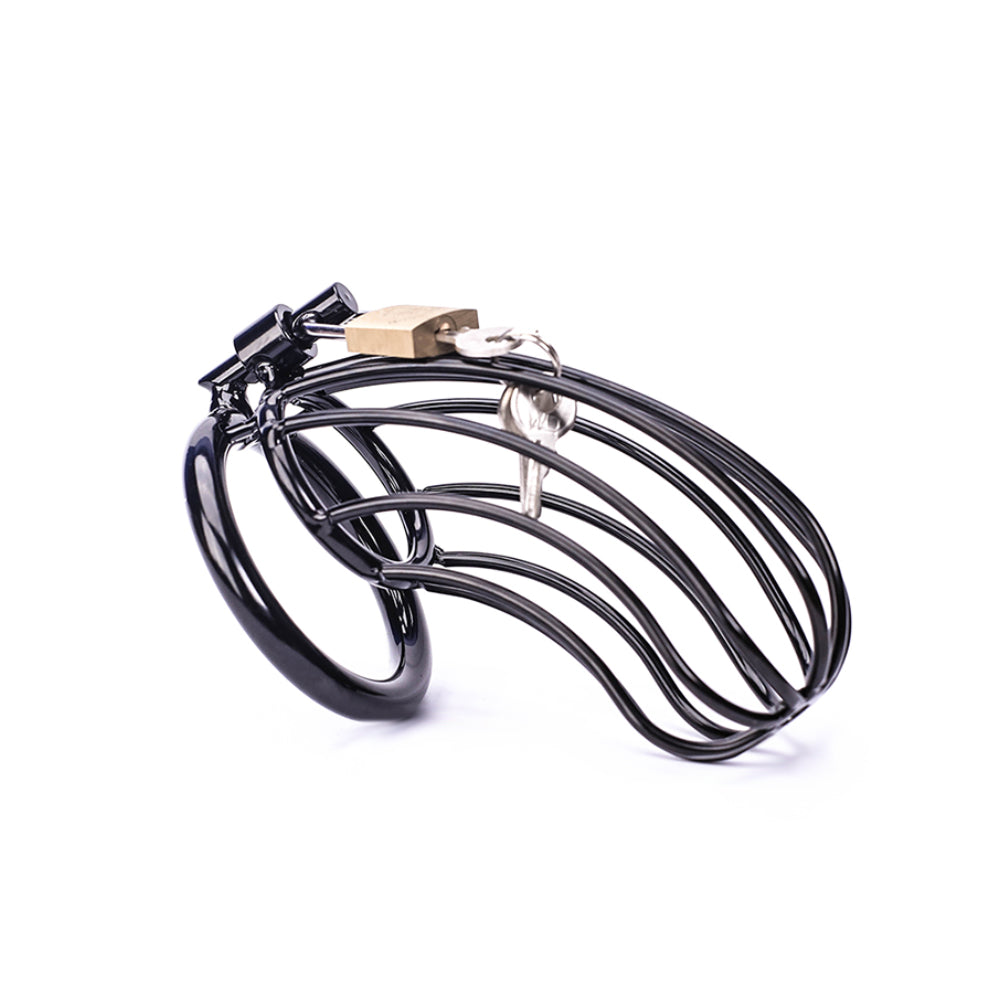 Experience unparalleled control with our big, metal penis cage designed for Chastity. This feminine-inspired device will blow you away as it helps you delay gratification. Say goodbye to rotten temptations and embrace a surprising journey of self-discipline!