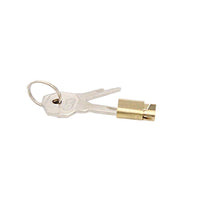 Secure your desires with our dick cage steel lock, crafted from durable metal. No need for extra lube; its snug fit stays discreet under any stocking or sock. Perfect for pulling off BDSM play without a hitch, it seamlessly inverts discomfort into satisfaction, ensuring your cock remains trapped, unleashing new levels of submission. Ideal for hinged cages and includes spare keys for peace of mind.